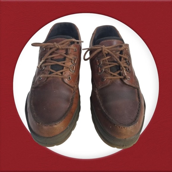 ECCO Track Gore-Tex Brown Leather Lace Up Sneaker Shoes Mens Euro 45‎ US 12 - Picture 14 of 16